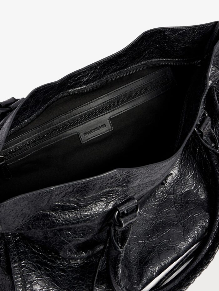 Balenciaga Le City Bag L Leather Shoulder Strap With Metal Details