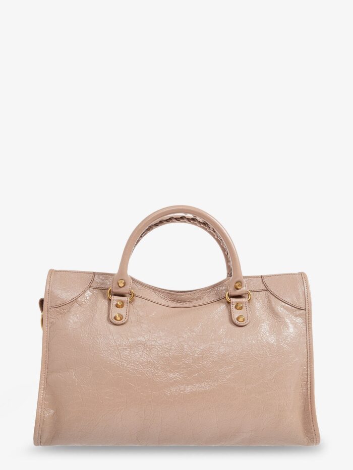 Balenciaga Le City Bag M Hammered Leather Shoulder Bag