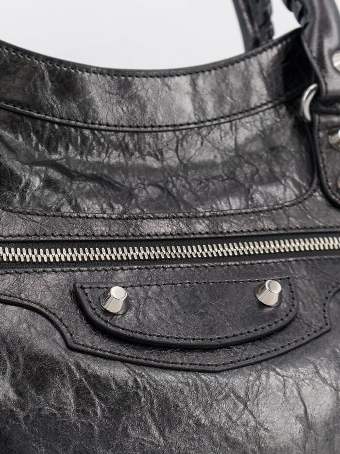 Balenciaga Le City Bag M Leather Crossbody Bag