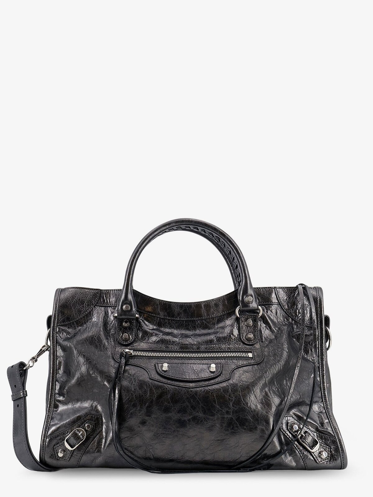 Balenciaga Le City Bag M Leather Crossbody Bag