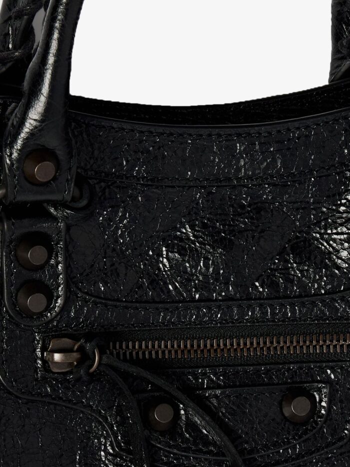 Balenciaga Le City Bag S Leather Crossbody Bag