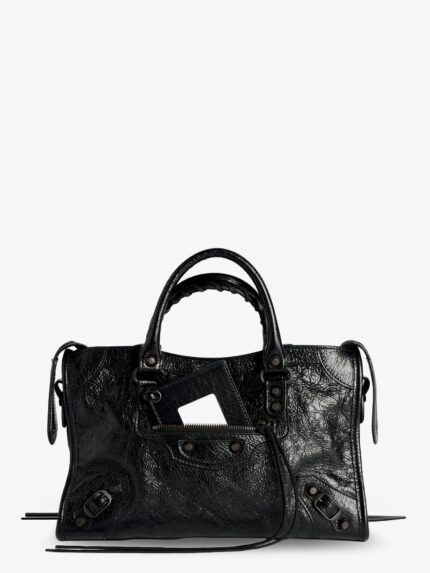 Balenciaga Le City Bag S Leather Crossbody Bag
