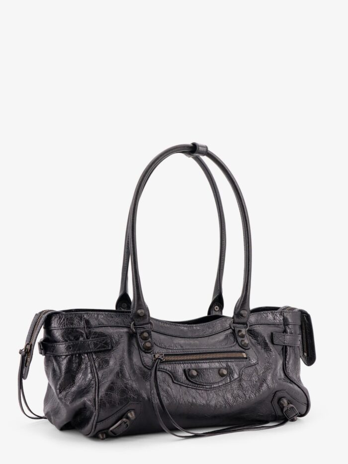 Balenciaga Le City East West Leather Shoulder Bag