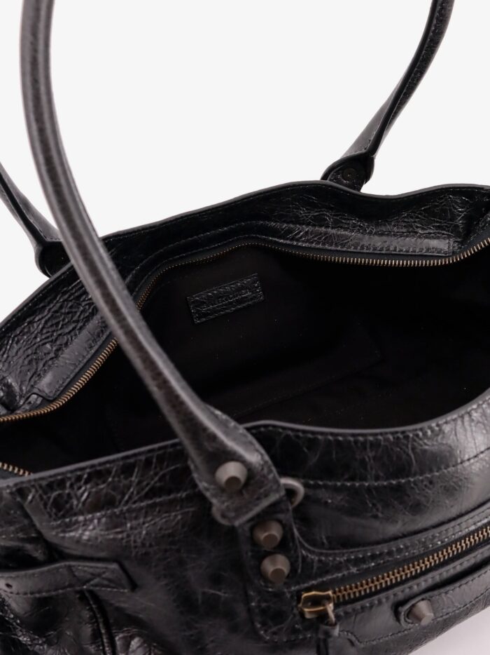 Balenciaga Le City East West Leather Shoulder Bag