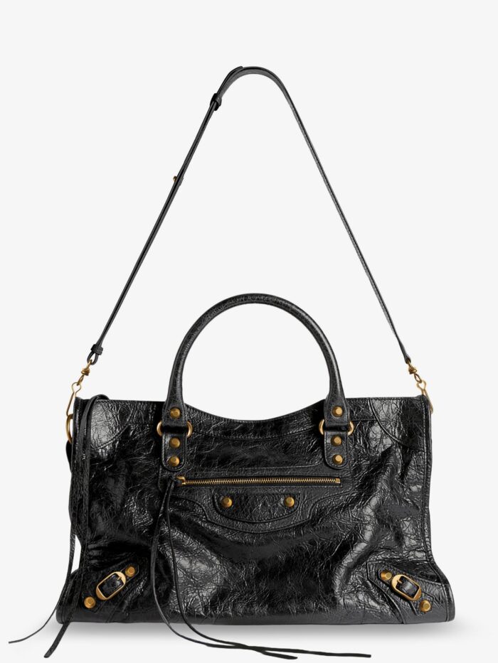 Balenciaga Le City M Leather Shoulder Bag