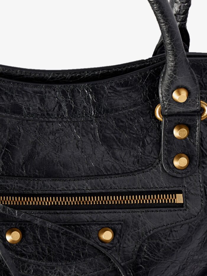 Balenciaga Le City M Leather Shoulder Bag