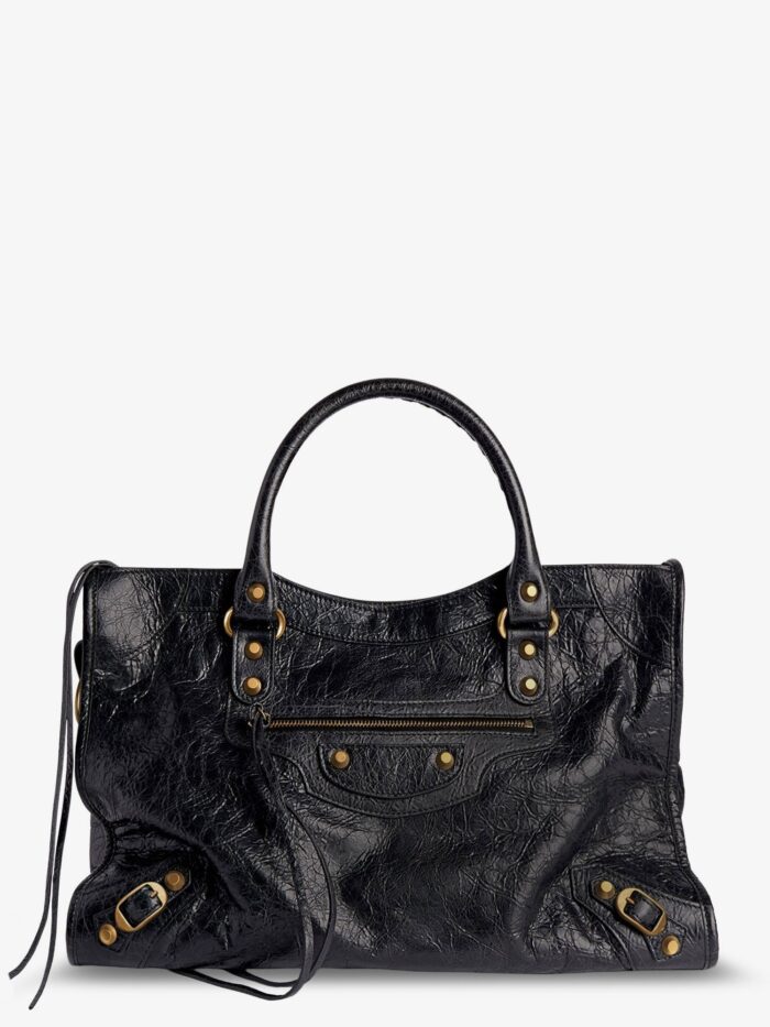 Balenciaga Le City M Leather Shoulder Bag