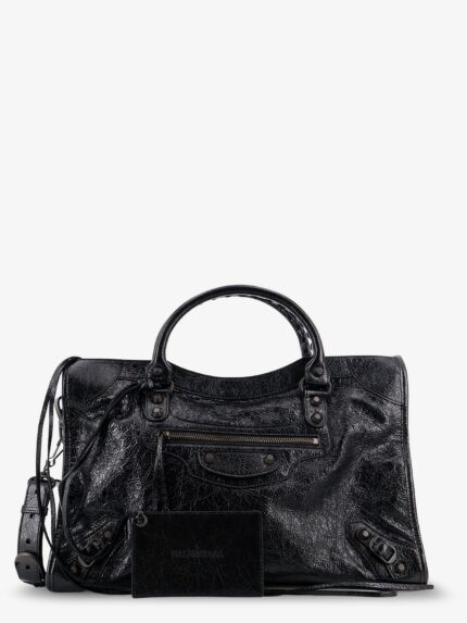 Balenciaga Le City Medium Leather Handbag