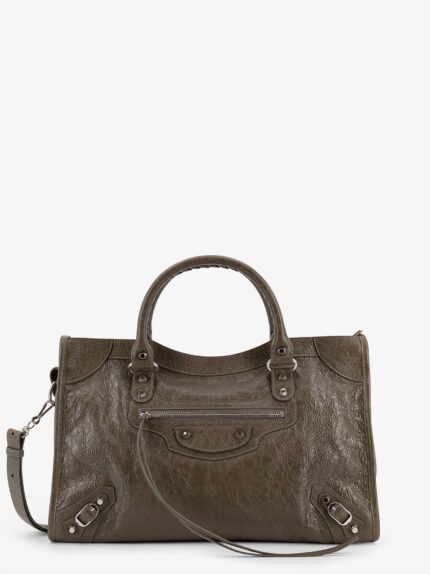 Balenciaga Le City Medium Leather Shoulder Bag