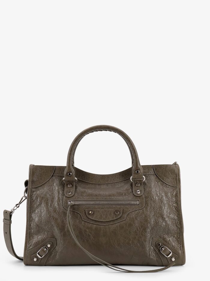 Balenciaga Le City Medium Leather Shoulder Bag