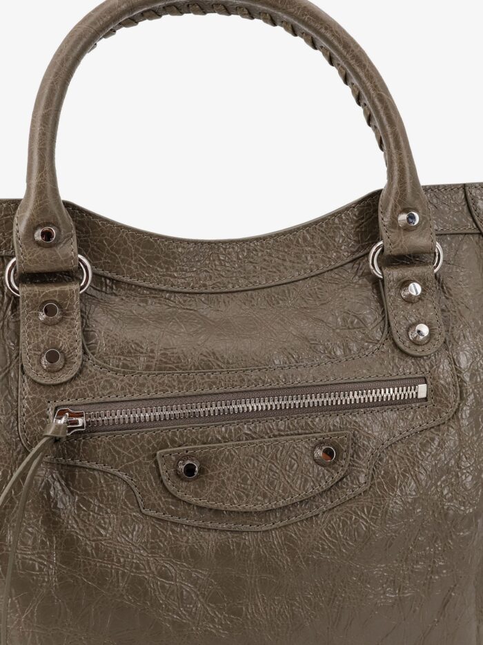 Balenciaga Le City Medium Leather Shoulder Bag