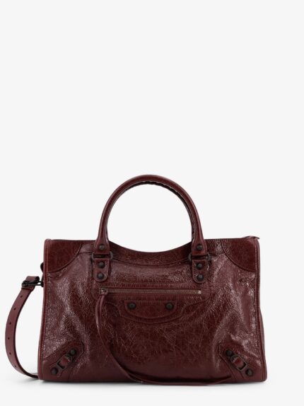 Balenciaga Le City Medium Leather Shoulder Bag