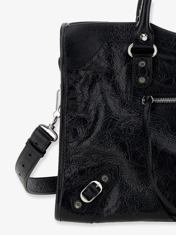 Balenciaga Le City Medium Leather Shoulder Bag