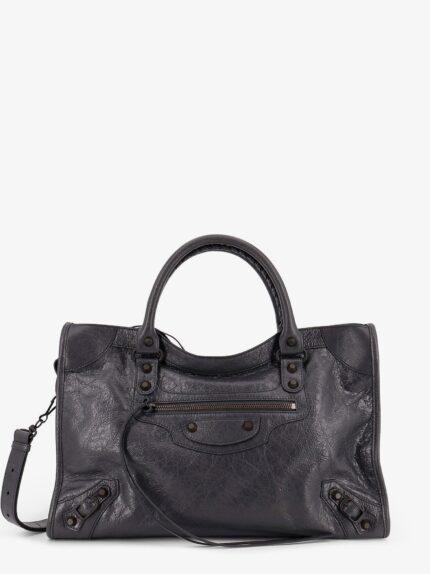 Balenciaga Le City Medium Leather Shoulder Bag
