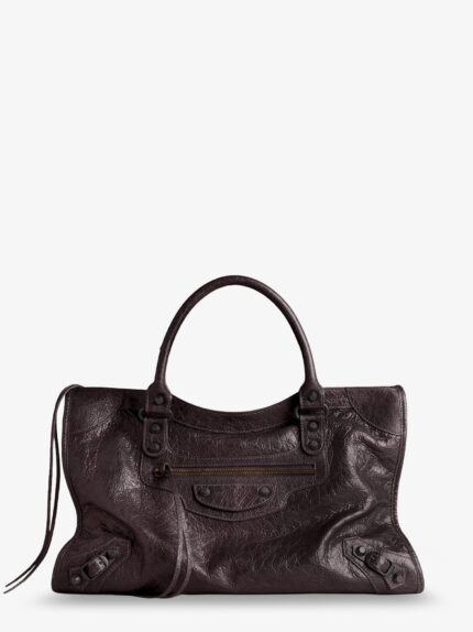 Balenciaga Le City Medium Leather Shoulder Bag