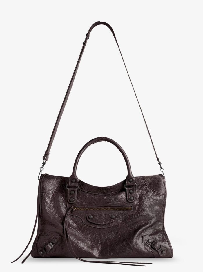 Balenciaga Le City Medium Leather Shoulder Bag