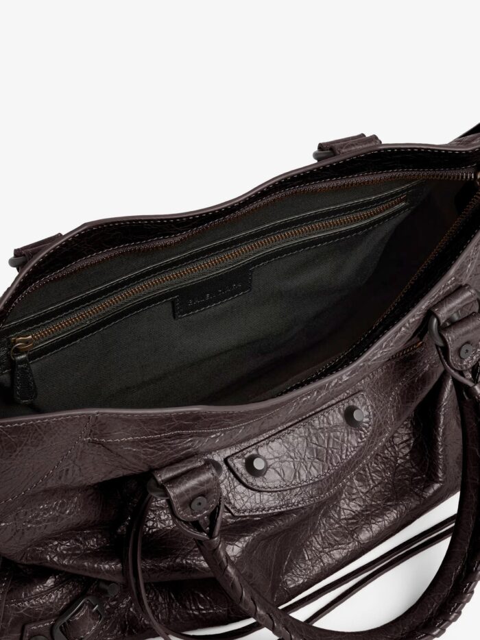 Balenciaga Le City Medium Leather Shoulder Bag