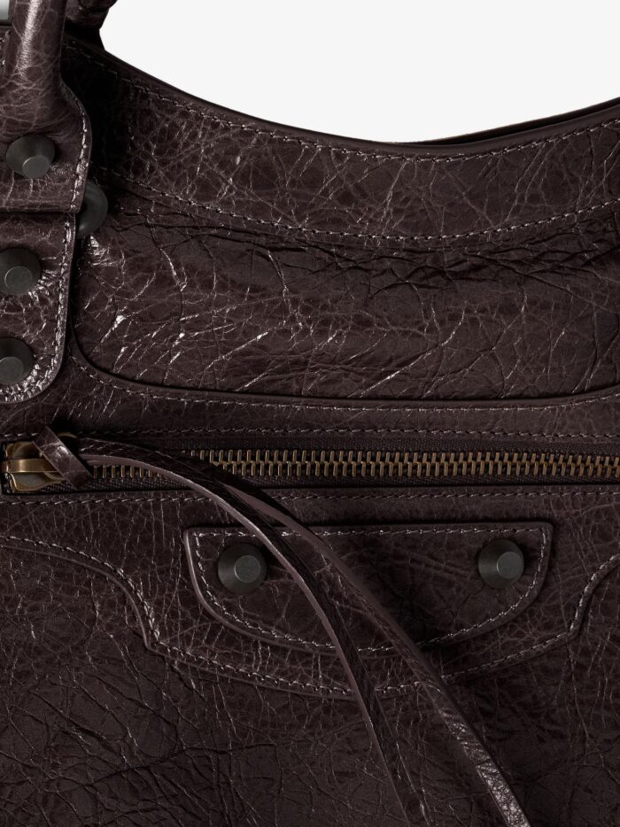 Balenciaga Le City Medium Leather Shoulder Bag