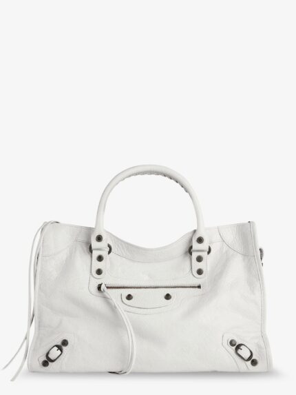 Balenciaga Le City Medium Leather Shoulder Bag