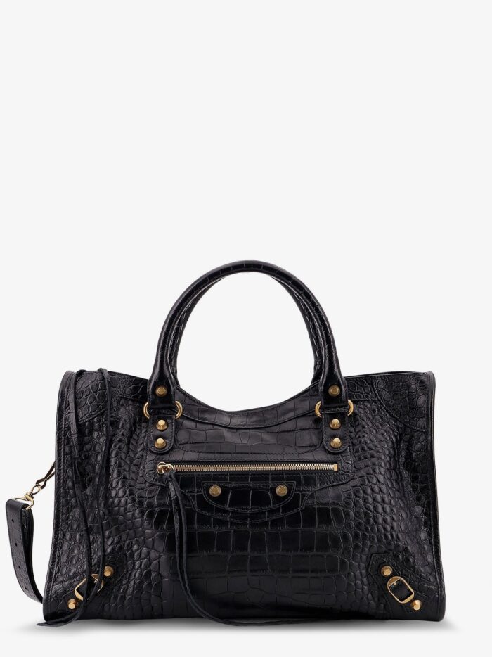 Balenciaga Le City Medium Leather Shoulder Bag