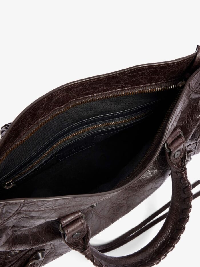 Balenciaga Le City Small Leather Crossbody Bag