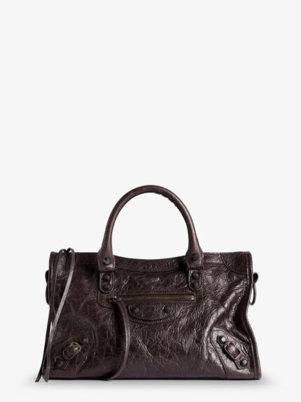 Balenciaga Le City Small Leather Crossbody Bag