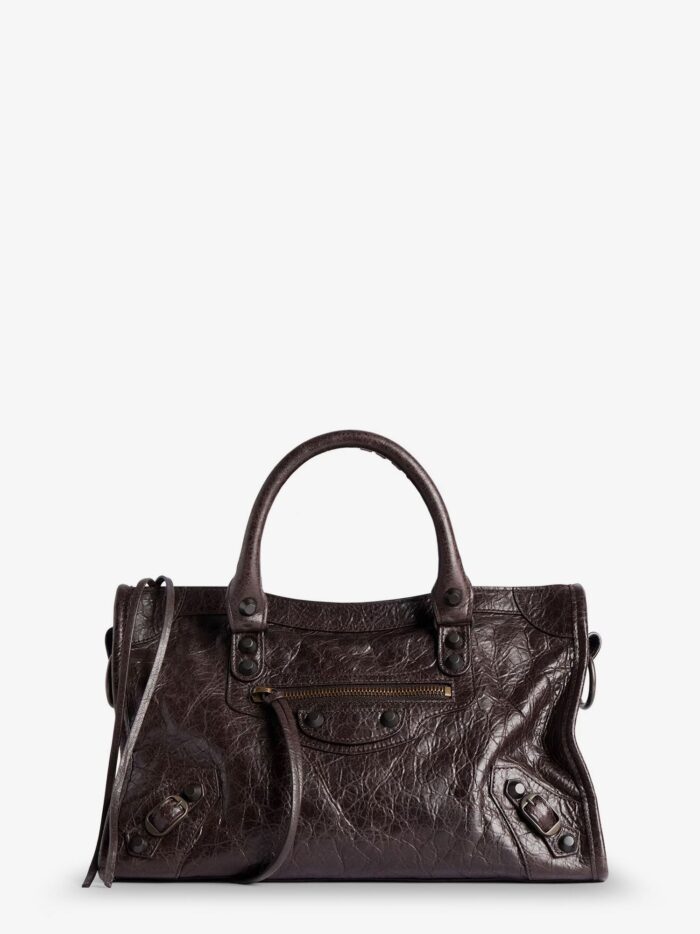 Balenciaga Le City Small Leather Crossbody Bag