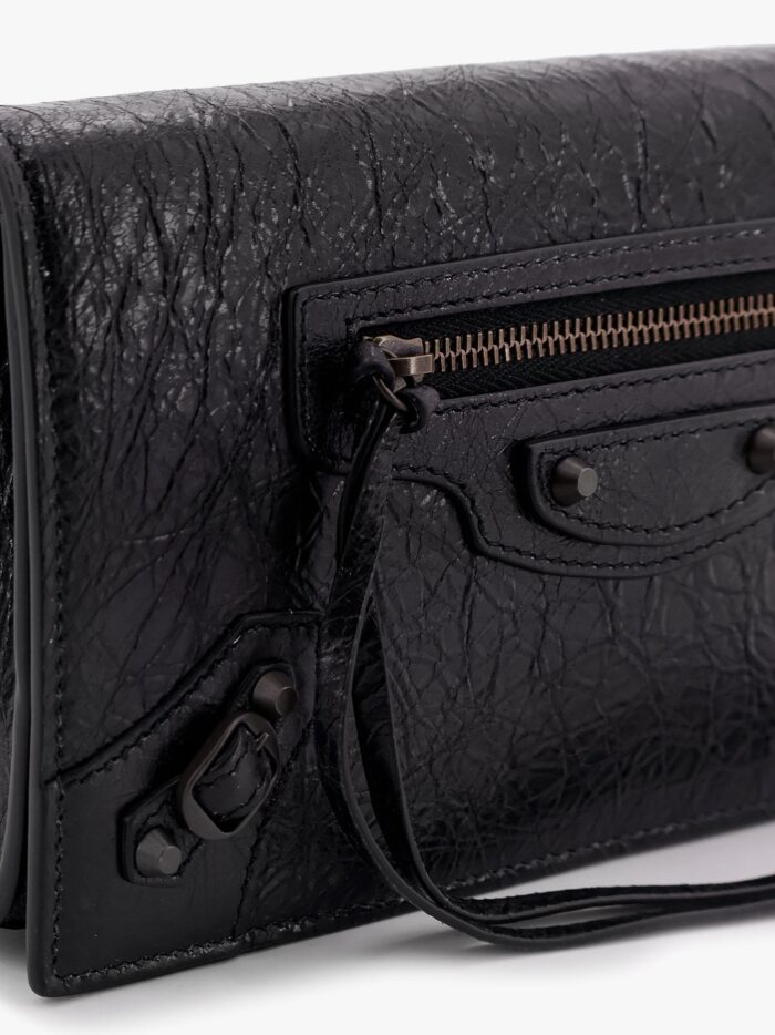 Balenciaga Le City Wallet Leather Shoulder Bag