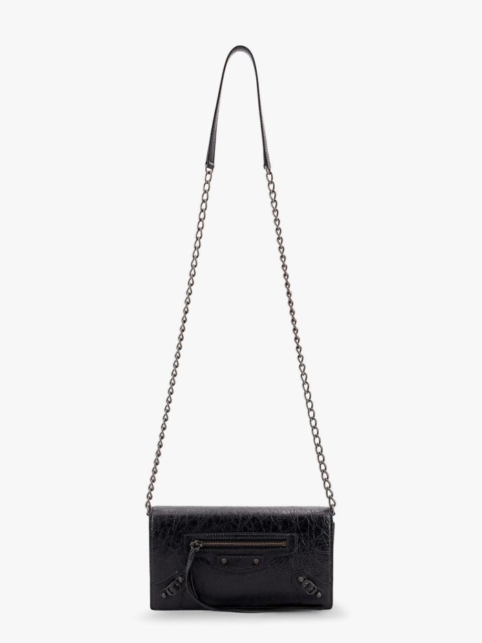 Balenciaga Le City Wallet Leather Shoulder Bag