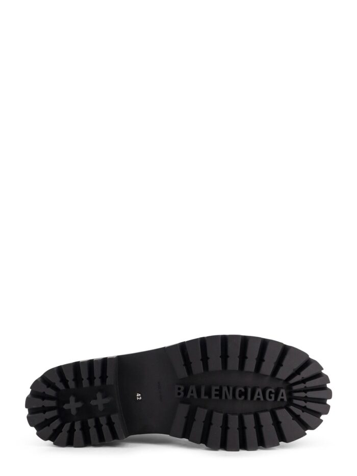 balenciaga leather boots with maxi rubber sole Balenciaga Leather Boots With Maxi Rubber Sole