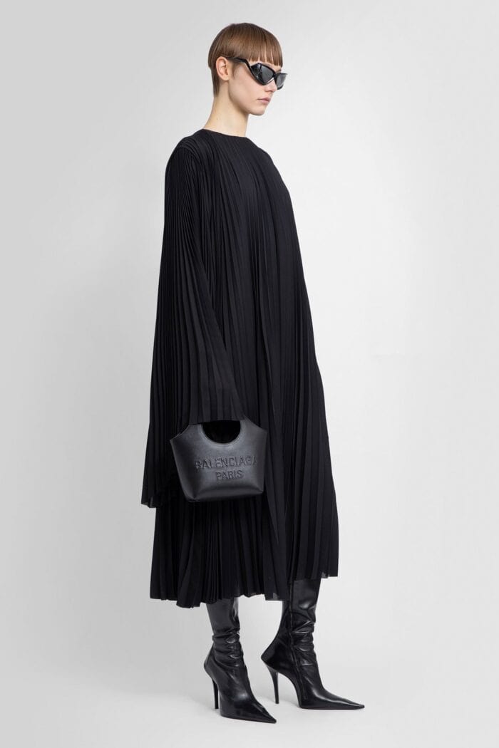 BALENCIAGA Long Pleated Dress