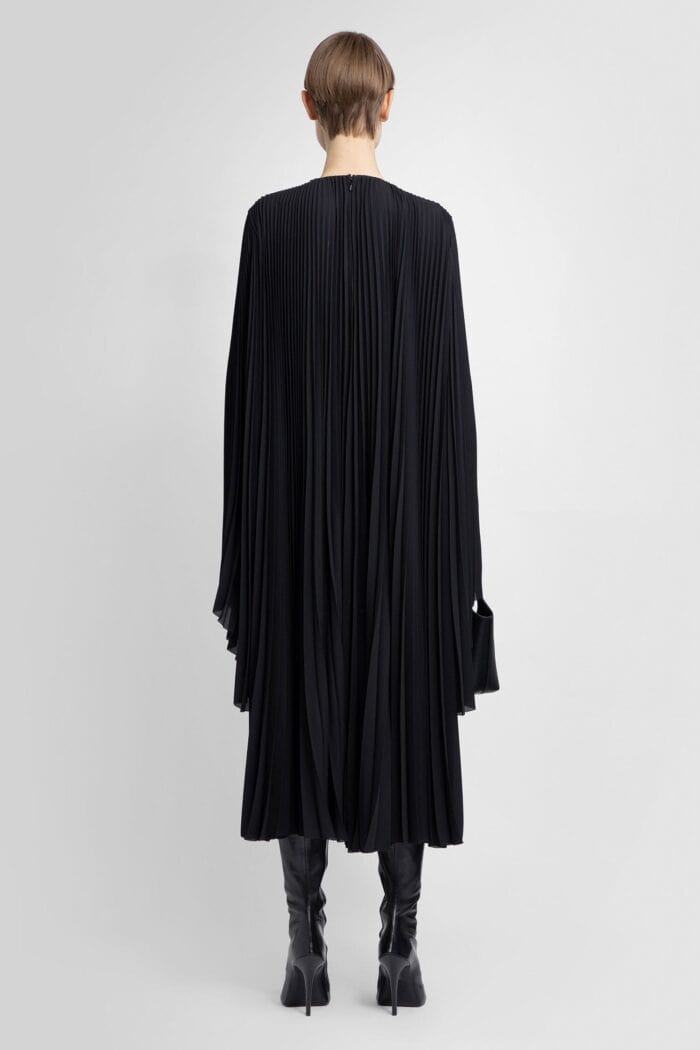 BALENCIAGA Long Pleated Dress