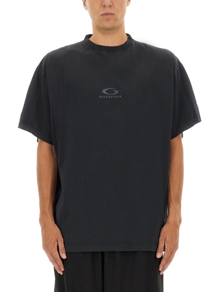 Balenciaga "LOOP SPORTS ICON" T-SHIRT WITH LOGO