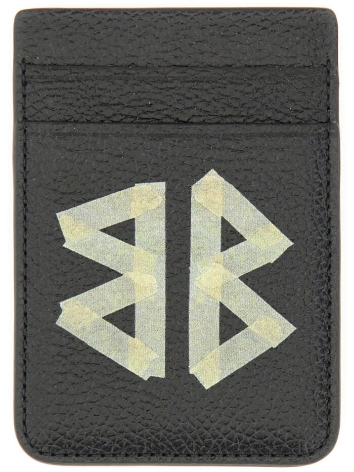 Balenciaga MAGNETIC CARD HOLDER WITH LOGO