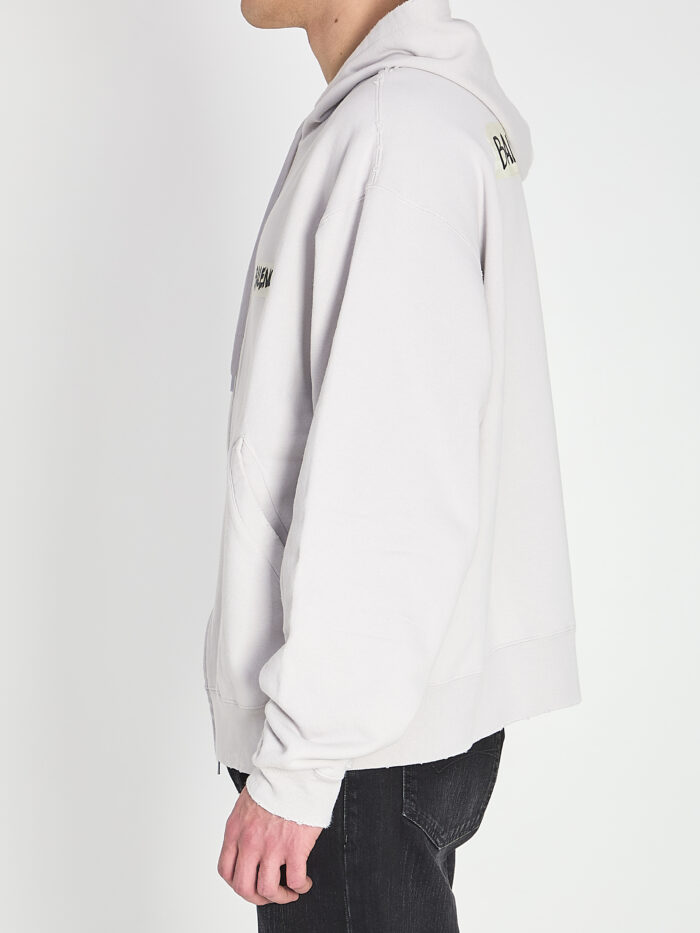 Balenciaga Masking Tape zip-up hoodie