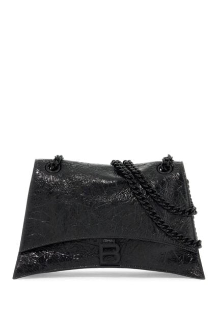 BALENCIAGA Media Crush Bag With Chain