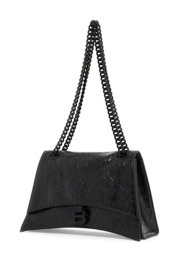 BALENCIAGA Media Crush Bag With Chain