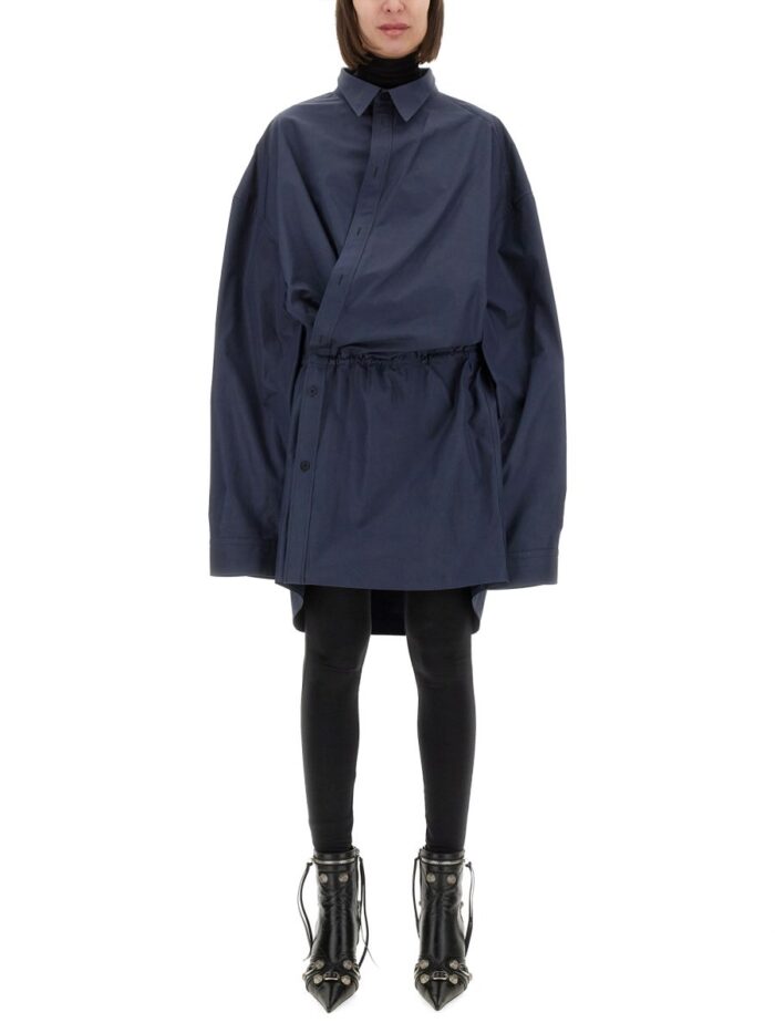 Balenciaga MINI SHIRT STYLE DRESS