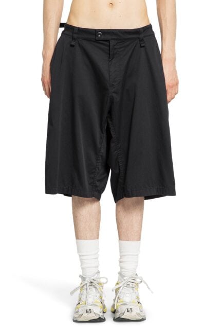 BALENCIAGA Minimal Cargo Shorts In Cotton Wool Twill