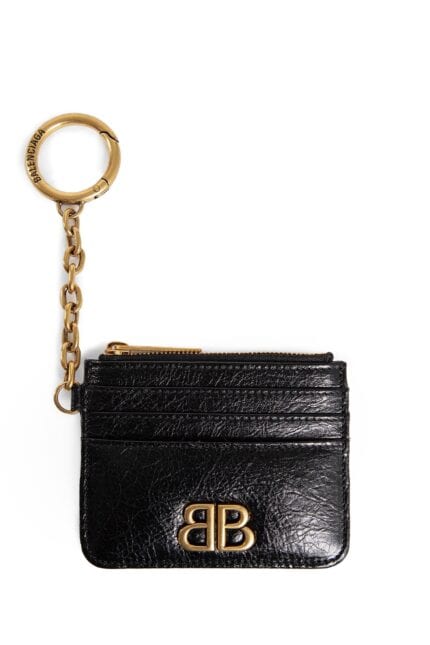 BALENCIAGA Monaco Card Holder With Keychain