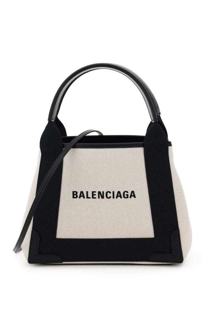 balenciaga navy cabas xs bag BALENCIAGA Navy Cabas Xs Bag