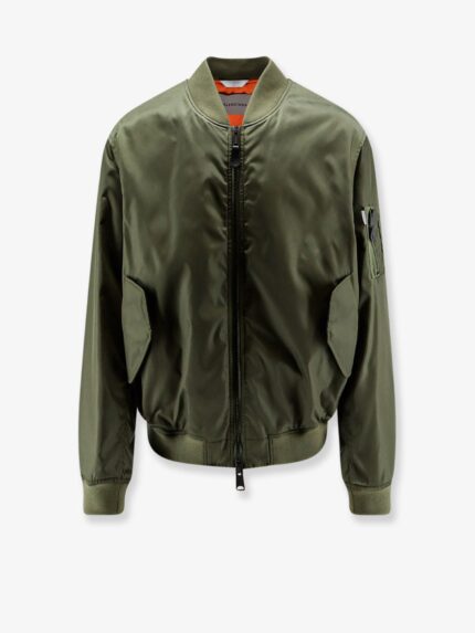 Balenciaga Nylon Bomber With Orange Lining