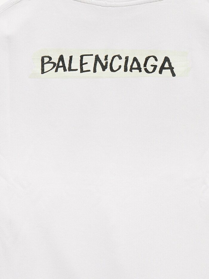 Balenciaga Over Zip-Up Hoodie Cotton Sweatshirt
