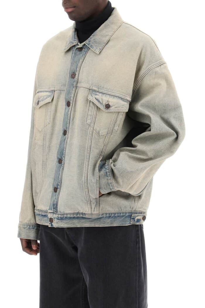 BALENCIAGA Oversized Denim Jacket For