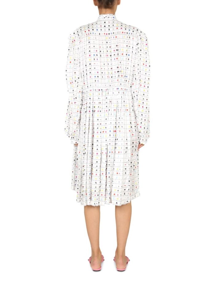 Balenciaga "PAPER CRUSH FLORAL" DRESS