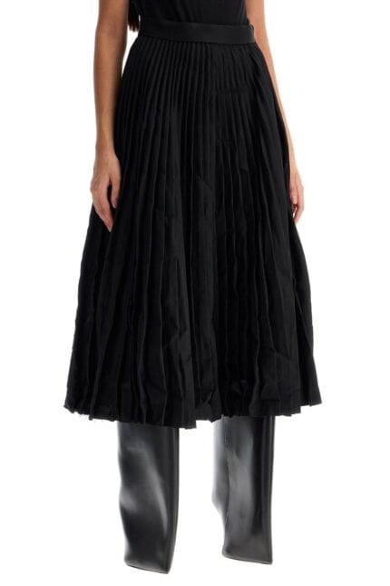 BALENCIAGA Pleated Skirt With Crink