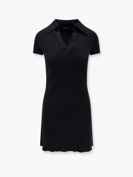 Balenciaga Polo Wool Blend Mini Dress