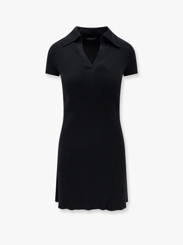 Balenciaga Polo Wool Blend Mini Dress