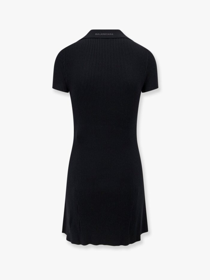 Balenciaga Polo Wool Blend Mini Dress