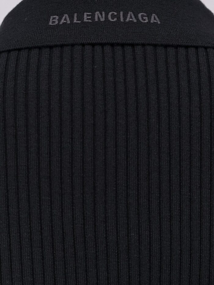 Balenciaga Polo Wool Blend Mini Dress